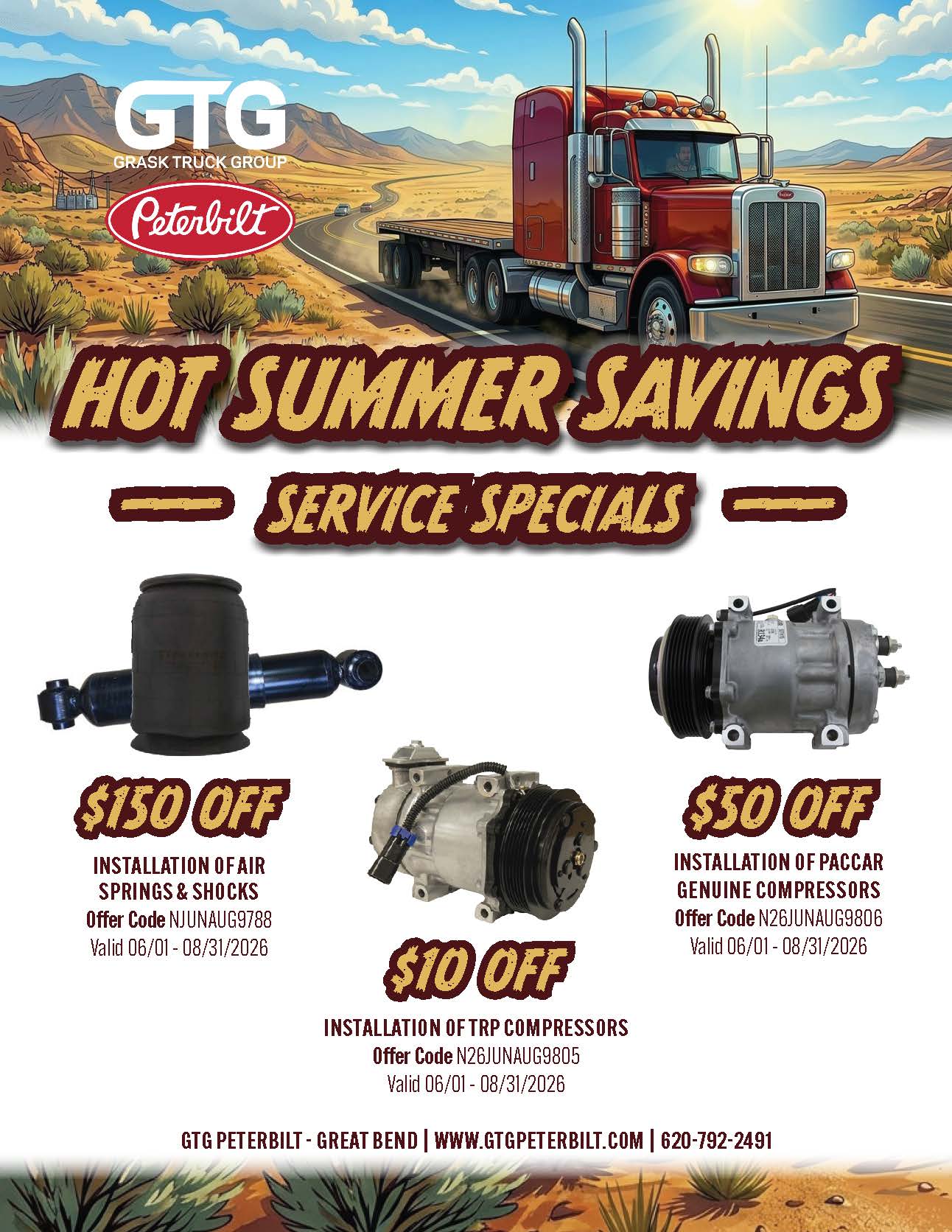 GTG Davenport Parts Specials